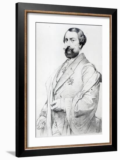 Le Comte De Nieuwerkerke-Jean-Auguste-Dominique Ingres-Framed Giclee Print