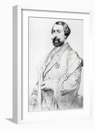 Le Comte De Nieuwerkerke-Jean-Auguste-Dominique Ingres-Framed Giclee Print