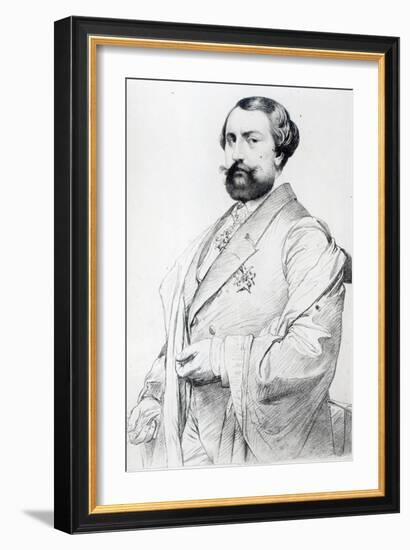 Le Comte De Nieuwerkerke-Jean-Auguste-Dominique Ingres-Framed Giclee Print