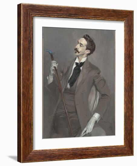 Le comte Robert de Montesquiou (1855-1921), écrivain-Giovanni Boldini-Framed Giclee Print