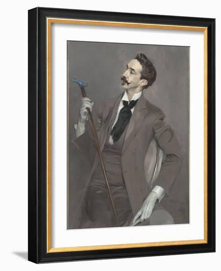 Le comte Robert de Montesquiou (1855-1921), écrivain-Giovanni Boldini-Framed Giclee Print