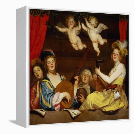 Le Concert, 1624-Gerrit van Honthorst-Framed Premier Image Canvas