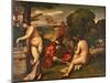 Le Concert Champetre-Titian (Tiziano Vecelli)-Mounted Giclee Print