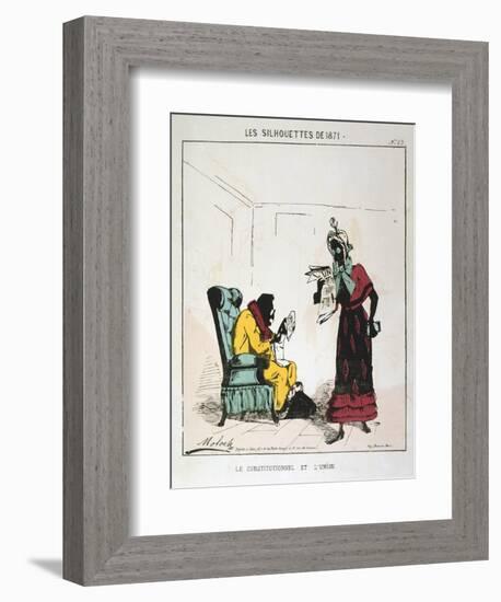 Le Constitutionnel Et L'Union, 1871-Moloch-Framed Giclee Print