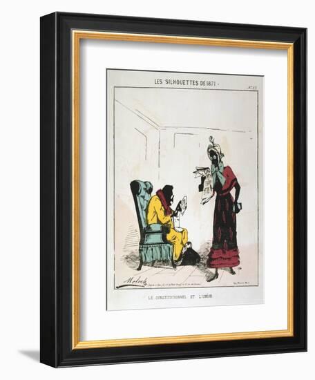 Le Constitutionnel Et L'Union, 1871-Moloch-Framed Giclee Print