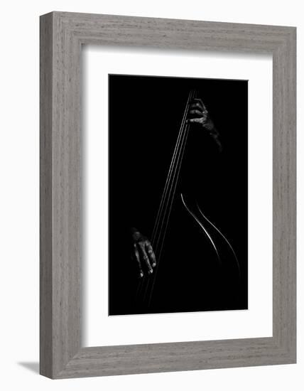 Le contrebassiste-Strugala Didier-Framed Photographic Print