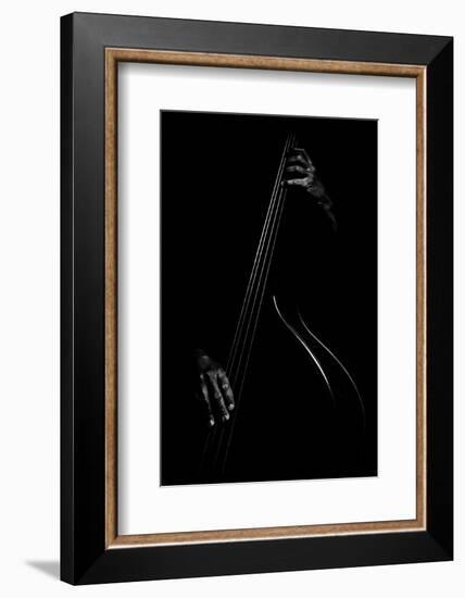 Le contrebassiste-Strugala Didier-Framed Photographic Print