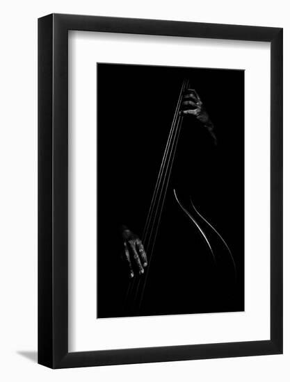 Le contrebassiste-Strugala Didier-Framed Photographic Print