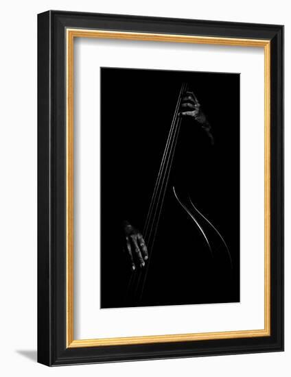 Le contrebassiste-Strugala Didier-Framed Photographic Print