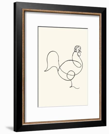 Le coq, c.1918-Pablo Picasso-Framed Serigraph