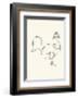 Le coq, c.1918-Pablo Picasso-Framed Serigraph
