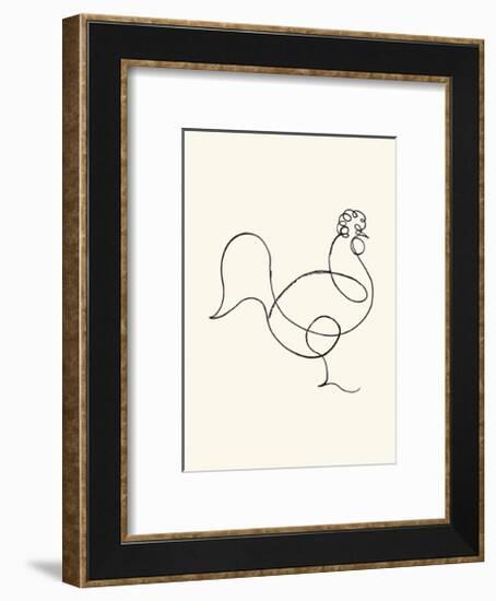 Le coq, c.1918-Pablo Picasso-Framed Serigraph