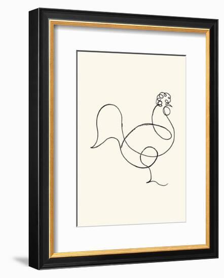 Le coq, c.1918-Pablo Picasso-Framed Serigraph