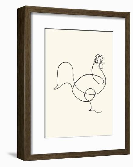 Le coq, c.1918-Pablo Picasso-Framed Serigraph