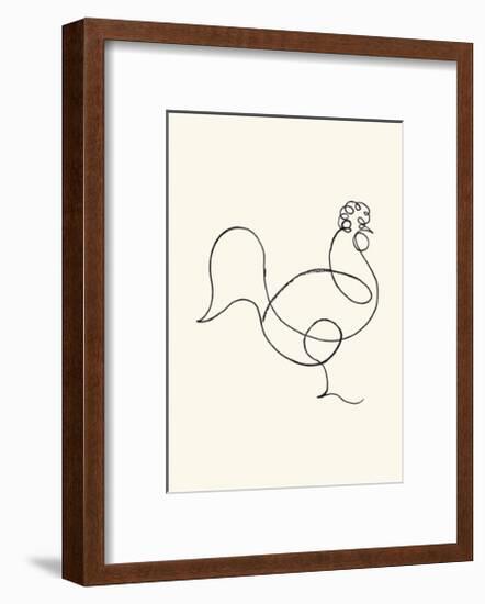 Le coq, c.1918-Pablo Picasso-Framed Serigraph