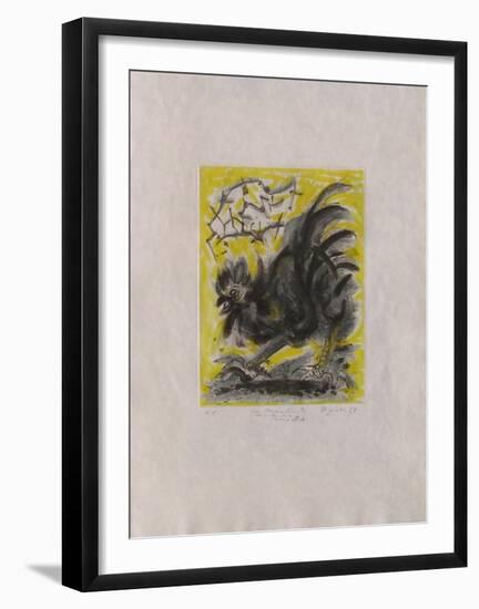 Le coq-Edouard Pignon-Framed Limited Edition