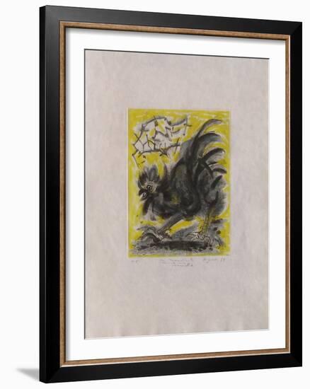 Le coq-Edouard Pignon-Framed Limited Edition