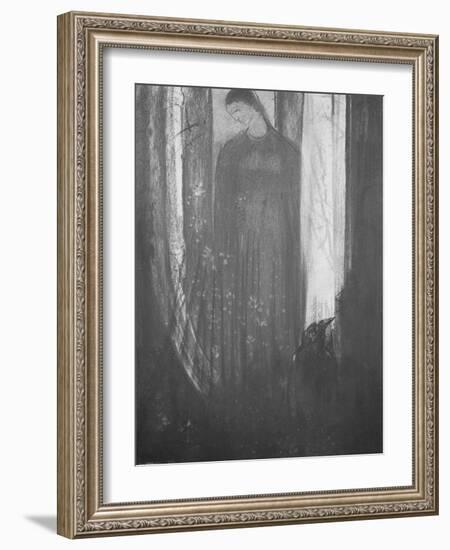 Le corbeau-Odilon Redon-Framed Giclee Print