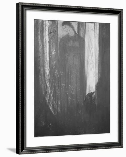 Le corbeau-Odilon Redon-Framed Giclee Print