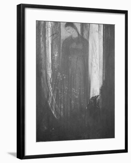 Le corbeau-Odilon Redon-Framed Giclee Print