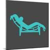 Le Corbusier Chaise Lounge Chair I-Anita Nilsson-Mounted Art Print