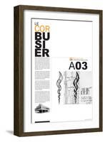 Le Corbusier Poster-NaxArt-Framed Art Print