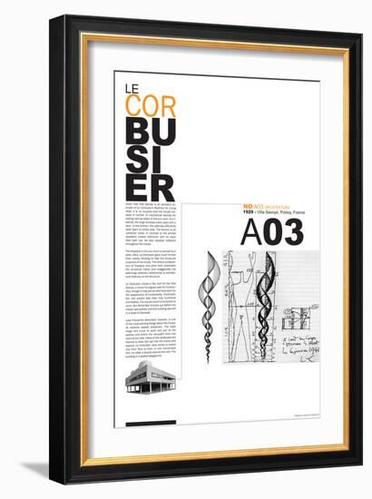 Le Corbusier Poster-NaxArt-Framed Art Print