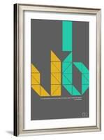 Le Corbusier Quote-NaxArt-Framed Art Print