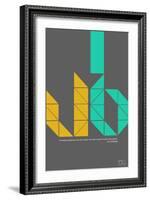 Le Corbusier Quote-NaxArt-Framed Art Print