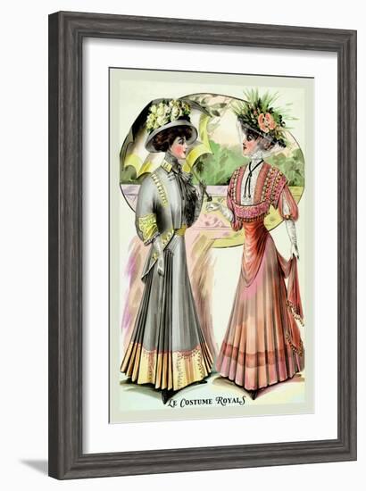 Le Costume Royals: Magnificence in Springtime-null-Framed Art Print