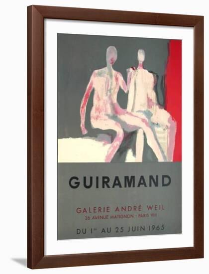 Le Couple - Galerie André Weil-Paul Guiramand-Framed Collectable Print