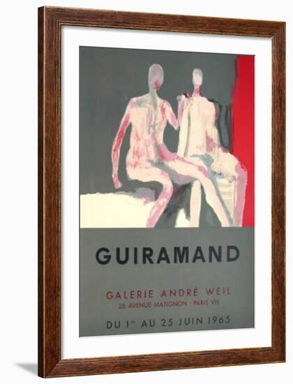 Le Couple - Galerie André Weil-Paul Guiramand-Framed Collectable Print