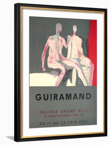 Le Couple - Galerie André Weil-Paul Guiramand-Framed Collectable Print