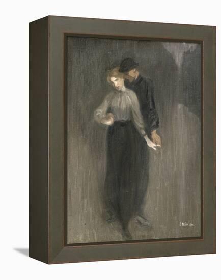 Le Couple-Th?ophile Alexandre Steinlen-Framed Premier Image Canvas