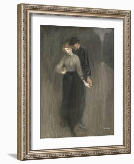 Le Couple-Th?ophile Alexandre Steinlen-Framed Giclee Print