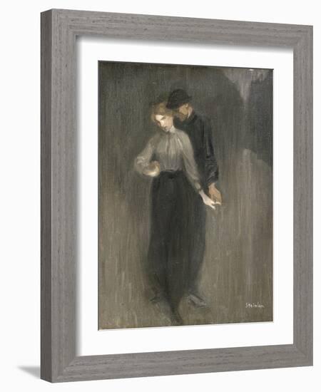 Le Couple-Th?ophile Alexandre Steinlen-Framed Giclee Print