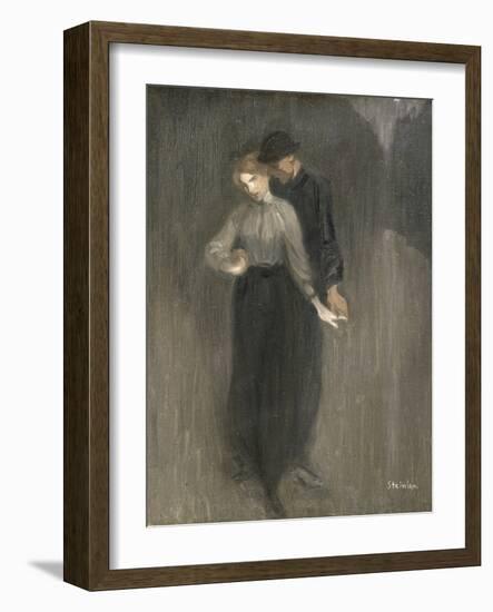 Le Couple-Th?ophile Alexandre Steinlen-Framed Giclee Print