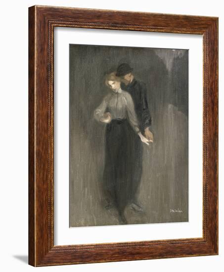 Le Couple-Th?ophile Alexandre Steinlen-Framed Giclee Print