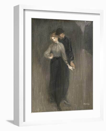 Le Couple-Th?ophile Alexandre Steinlen-Framed Giclee Print