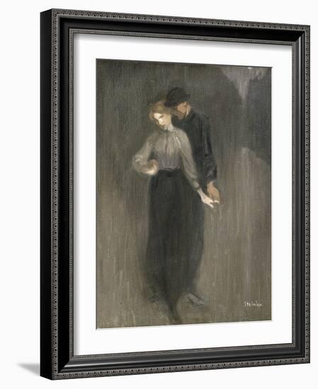 Le Couple-Th?ophile Alexandre Steinlen-Framed Giclee Print