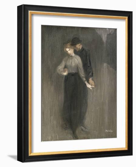 Le Couple-Th?ophile Alexandre Steinlen-Framed Giclee Print