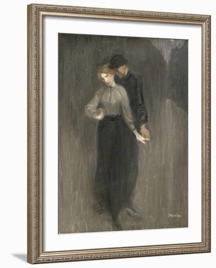 Le Couple-Th?ophile Alexandre Steinlen-Framed Giclee Print