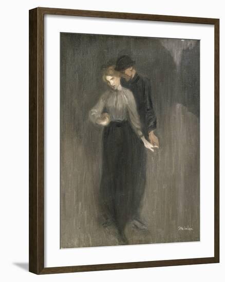 Le Couple-Th?ophile Alexandre Steinlen-Framed Giclee Print