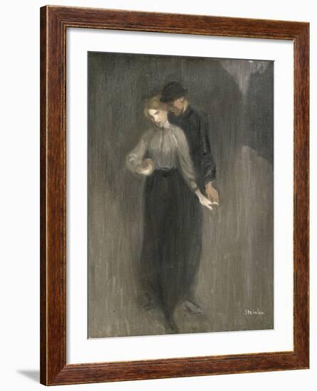 Le Couple-Th?ophile Alexandre Steinlen-Framed Giclee Print