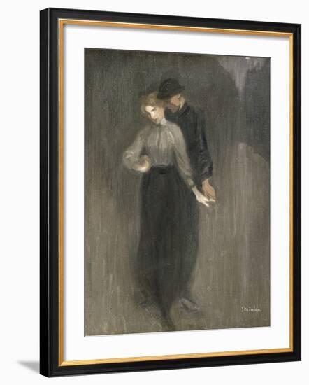 Le Couple-Th?ophile Alexandre Steinlen-Framed Giclee Print