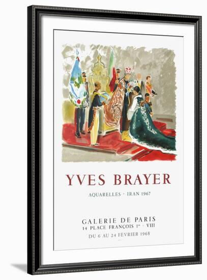 Le couronnement d'Iran-Yves Brayer-Framed Collectable Print