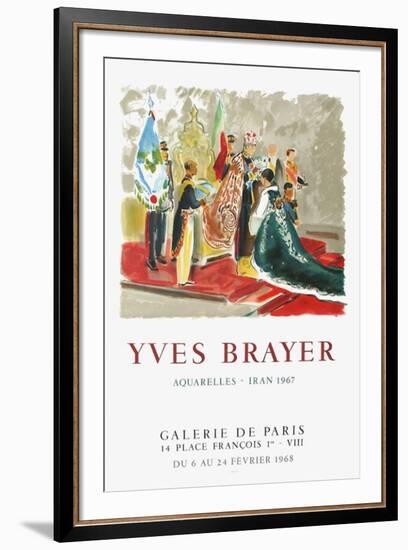 Le couronnement d'Iran-Yves Brayer-Framed Collectable Print