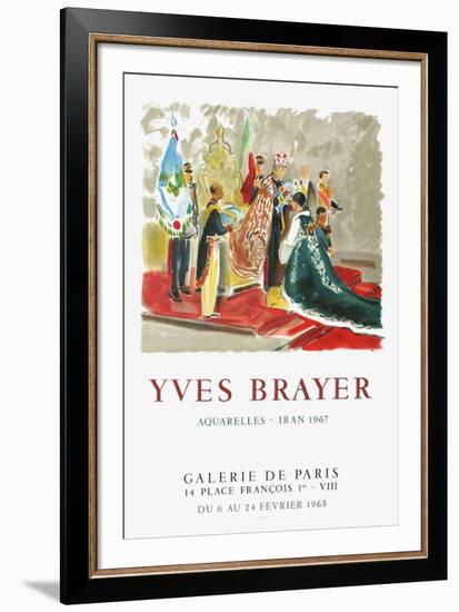 Le couronnement d'Iran-Yves Brayer-Framed Collectable Print