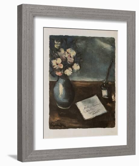 Le Courrier-Maurice De Vlaminck-Framed Collectable Print