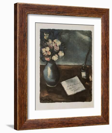 Le Courrier-Maurice De Vlaminck-Framed Collectable Print